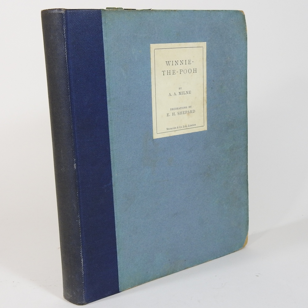 A first edition of Winnie The Pooh by A A Milne, with decorations by Ernest H Shepard,