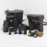 A pair of Carl Zeiss binoculars, 8 x 50b, cased,