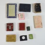A collection of miniature books, to include Howlett's Victoria Golden Almanack for 1848,