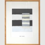 Sean Scully, b1945, Saba Huile Sur Toile, poster print, 100 x 77cm overall,