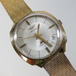 A 1970's Longines Ultra-Chron gentleman's gold plated wristwatch,