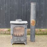 A Charnwood cast iron stove, 42cm,