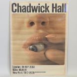 A Chadwick Hall advertising poster,