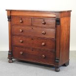 A 19th century mahogany Scottish chest,