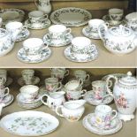 A Wedgwood Strawberry Hill pattern bone china part tea service,