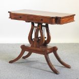 A Regency style side table,