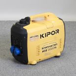 A Kipor petrol generator,