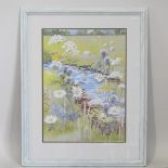 Lalia Dickson, 20th century, river scene, signed and dated 1979, watercolour,