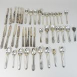 A collection of 19th century and later silver,