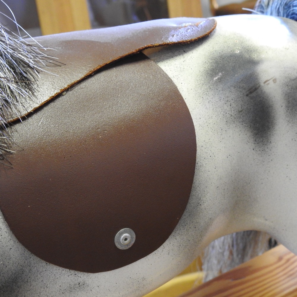 A small Haddon painted wooden rocking horse, - Image 16 of 19