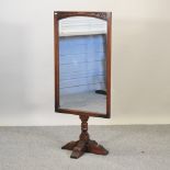 An Old Charm oak dressing mirror,