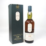 A bottle of Lagavulin 16 year old single malt scotch whisky, White Horse distillers, 70cl,