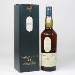 A bottle of Lagavulin 16 year old single malt scotch whisky, White Horse Distillery, 70cl,