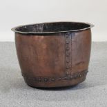 A 19th century riveted copper copper,