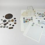 A collection of stamps,