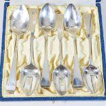A near set of six 19th century silver teaspoons, by Wallace & Hayne, London 1813-15, 83g,