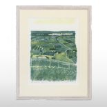 Bernard Cheese*ARR, 1925-2013, The Monbazillac Vineyards, lithograph, signed artists proof,