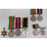 Royal Armoured Corps Territorial Efficiency Medal Group consisting 1939/45 Star, Defence medal,