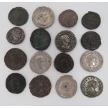 Good Selection of Roman Coins Including Silver Examples including silver Vabalathus AD 271-272 ...