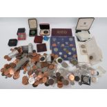 British Post 1947 Coins. A varied selection including proof set example. (quantity) Viewing