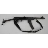 Deactivated Chinese Type 43 PPS Sub Machine Gun 7.62 mm, 10 inch barrel. Outer blued steel shroud