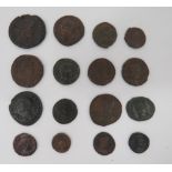 Small Selection of Roman Coins consisting 3 x Gratian AD 367 - 383 ... 6 x Theo Dosius AD 379 -