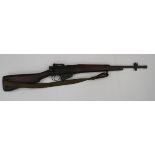 Deactivated No5 Jungle Carbine .303, 20 /12 inch barrel. Front flash hider and side protected sight.