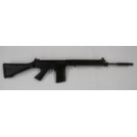 Deactivated Steyr L1A1 Style Self Loading Rifle 7.62 mm, 22 1/2 inch, blackened barrel with front