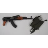 Deactivated Kalashnikov AK47 Assault Carbine 7.62 mm, 15 1/2 inch, blackened barrel with front