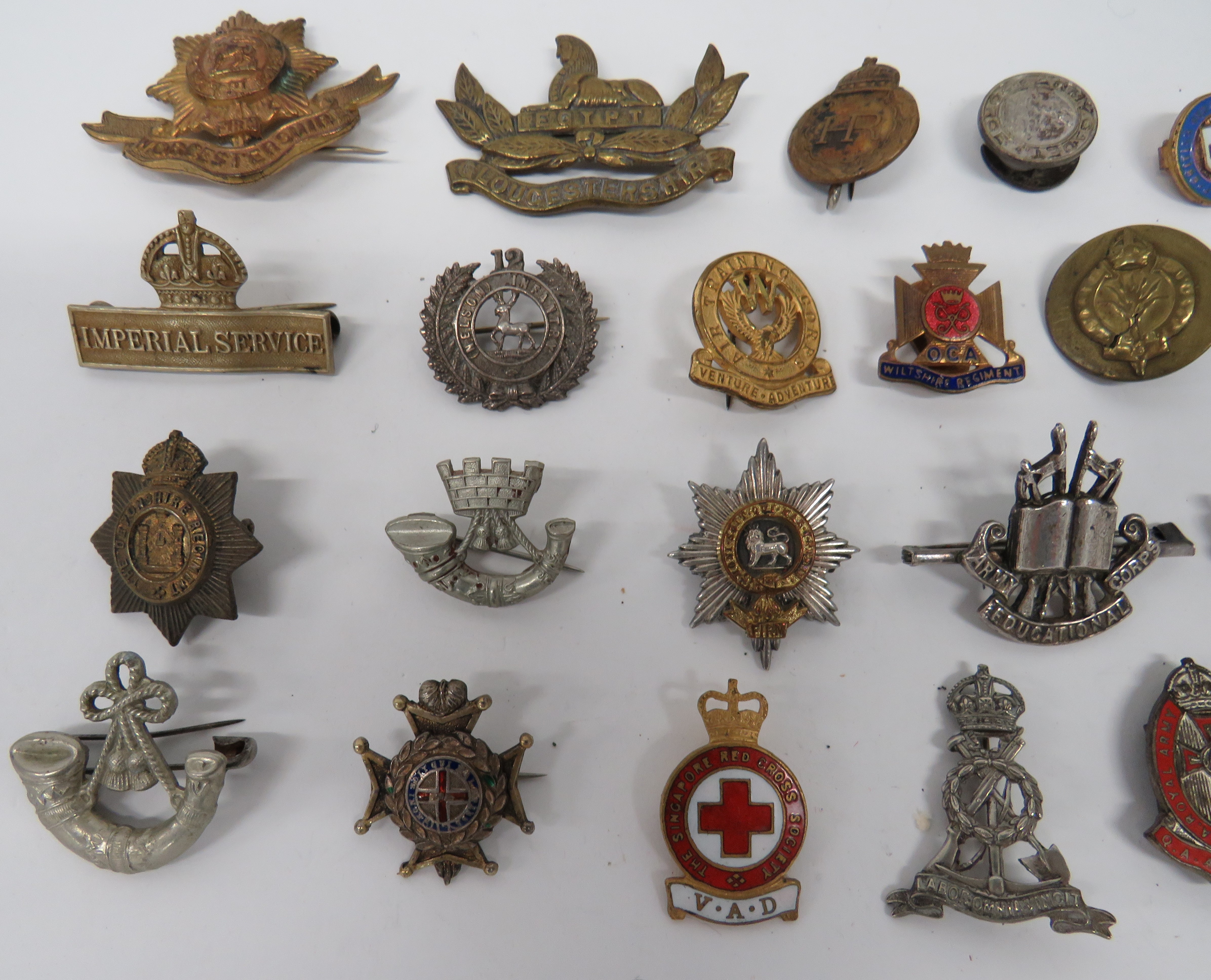 Selection of Various Lapel Badges including white metal, KC Imperial Service ... Darkened - Image 2 of 2