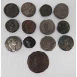 Quantity of Various Roman Coins Including Silver Examples including 3 x Hadrian AD 117-138 ... 5 x