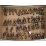 Selection of Various British Model Soldiers various makers. All of British WW1 and WW2 soldiers