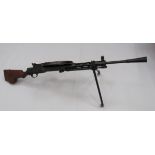 Deactivated Russian WW2 DPM Light Machine Gun 7.62 mm, 28 inch, blackened barrel with large front