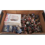 Quantity of Del Prado WW2 and Napoleonic Figures 72 x various Infantry and Cavalry figures, mostly