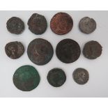Selection of Roman Coins Including Silver consisting 2 x silver Caracalla AD 196-217 ...