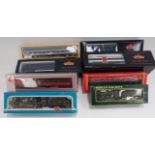 Selection of Boxed Trains and Carriages including Bachmann, double boxed set 32-452 Turbo Star 2 Car