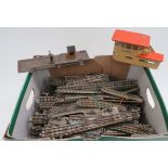 Good Quantity of Vintage Hornby-Dublo Track pressed steel, painted lower base with maker‚'