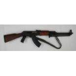 Deactivated Yugoslavian ZCZ AK Support Gun 5.56 mm, 21 1/2 inch, blued barrel with hooded front