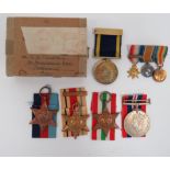 WW2 Medal Group and WW1 Miniatures late issue boxed set to ‚'G H Pickerill‚'. Consisting 1939/45