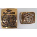 Argyll & Sutherland Highlanders Shoulder Belt Plate and Buckle gilt, rectangular plate with overlaid