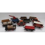 Good Selection of 0 Gauge Clockwork Trains and Rolling Stock produced by Hornby, including
