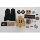 Selection of Various Badges including bi-metal QC Yorkshire Regiment Bandsman‚' Home Service