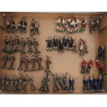 Selection of Various Models of British Soldiers various makers, all of Scottish troops in