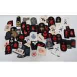 Quantity of Royal Navy Trade Badges good selection including QC Caterer ... FAA Observer ... QC