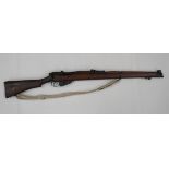 Deactivated 1916 Dated British SMLE MKIII* Rifle .303, 25 inch barrel. Top mounted leaf sight.