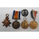 Royal Field Artillery 1914-15 Medal Trio