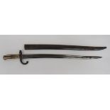 French M1866 Chassepot Bayonet