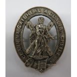 Highland Company Badge For The Queens Edinburgh Rifles