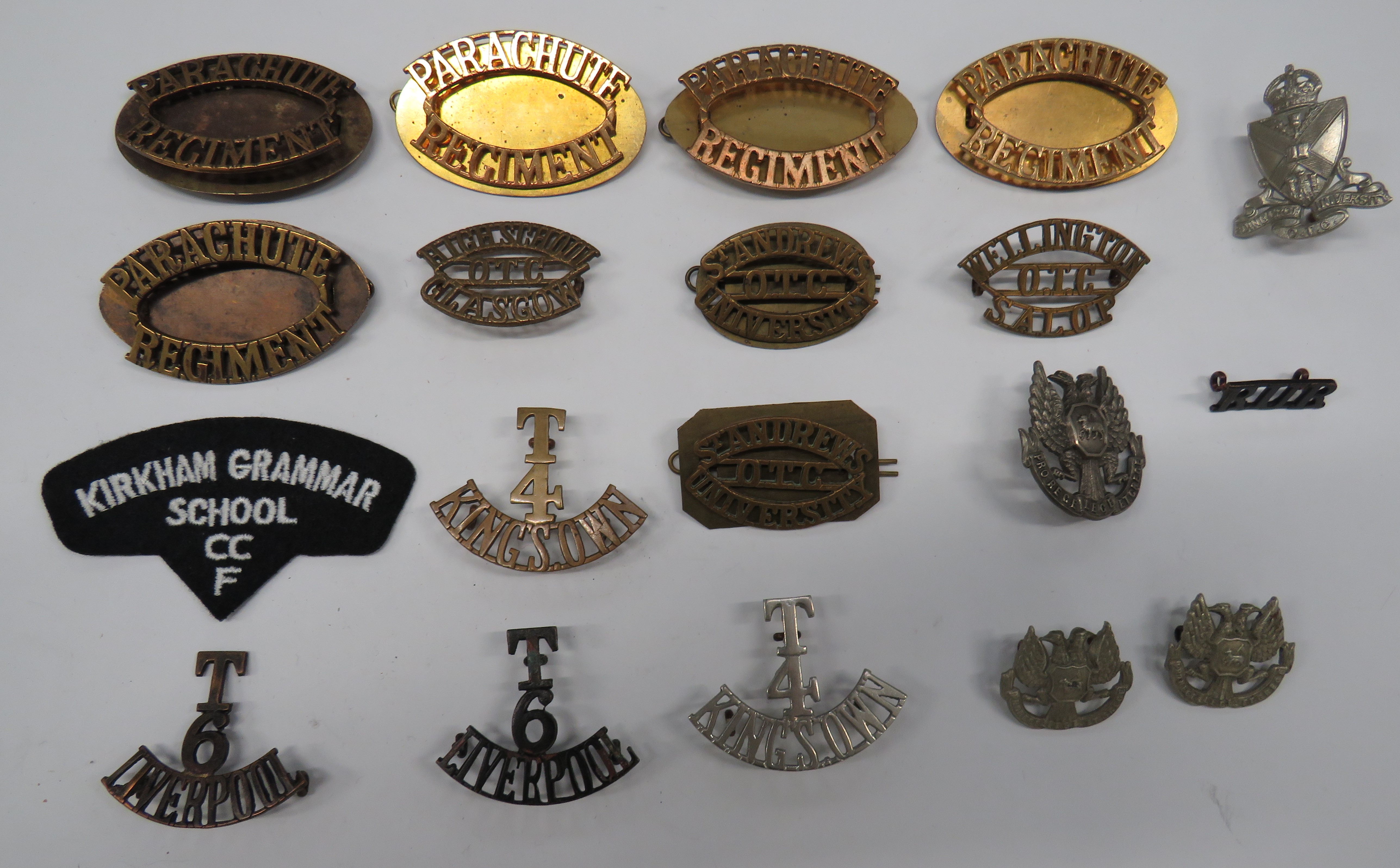 Selection of Titles and OTC Badges