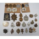 Selection of Various Cap Badges